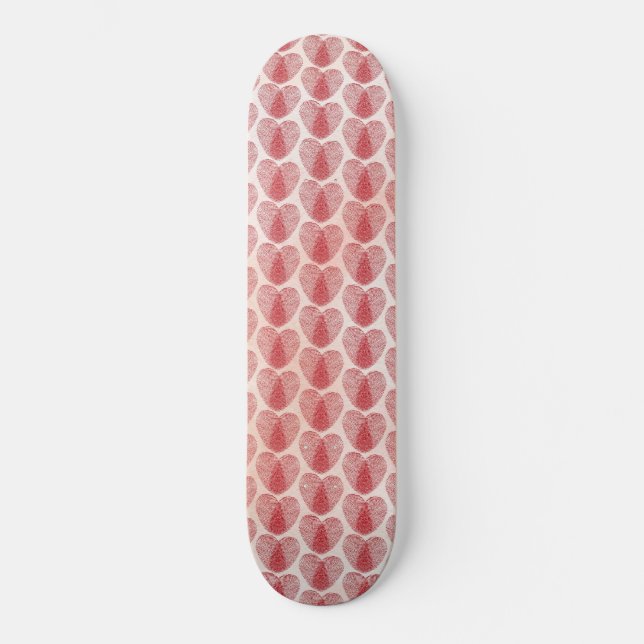 Hjärta Mini Skateboard Bräda 18,5 Cm (Framsida)