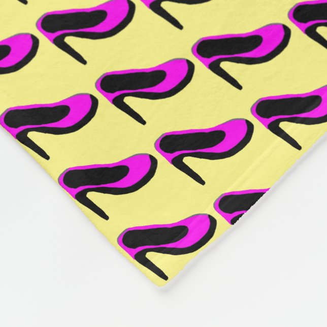 HJÄRTA, MÖNSTER FLEECEFILT (Hörn)