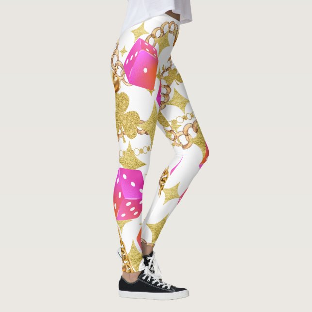 HJÄRTA  MÖNSTER LEGGINGS (Höger)