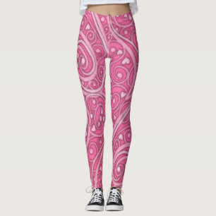 Hjärta mot Heart Valentines day Leggings