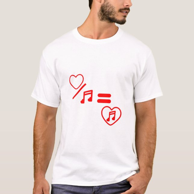#HjÄrTa @MuSiK #KäRlek @RoLlig T Shirt (Framsida)