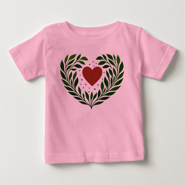 Hjärta och Grenar T Shirt (Framsida)