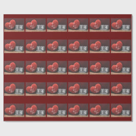 Hjärta och Kärlek Alla hjärtans dag Papper Presentpapper