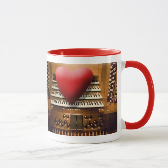 Hjärta- och sulororganistsmugg mugg (Höger)