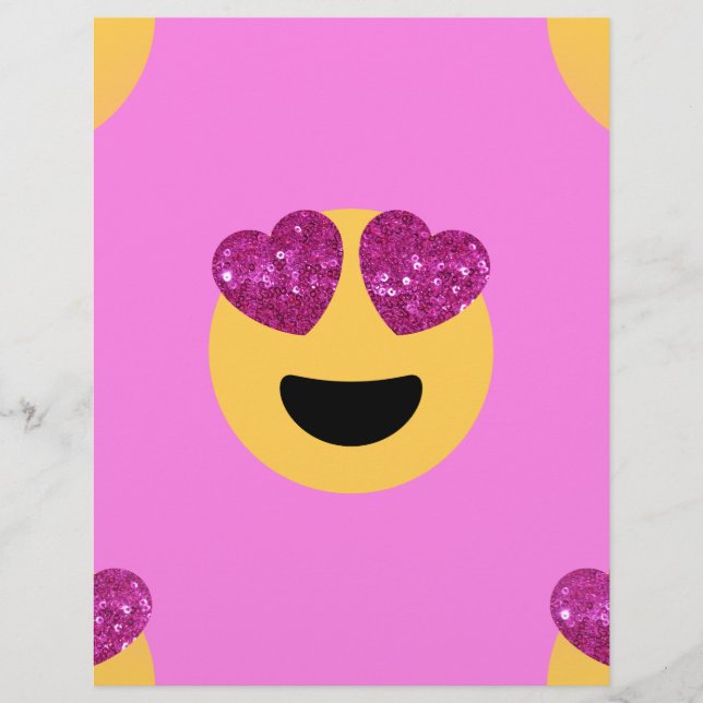 hjärta öga emoji (Framsida)