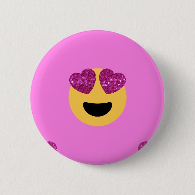 hjärta öga emoji knapp (Framsida)