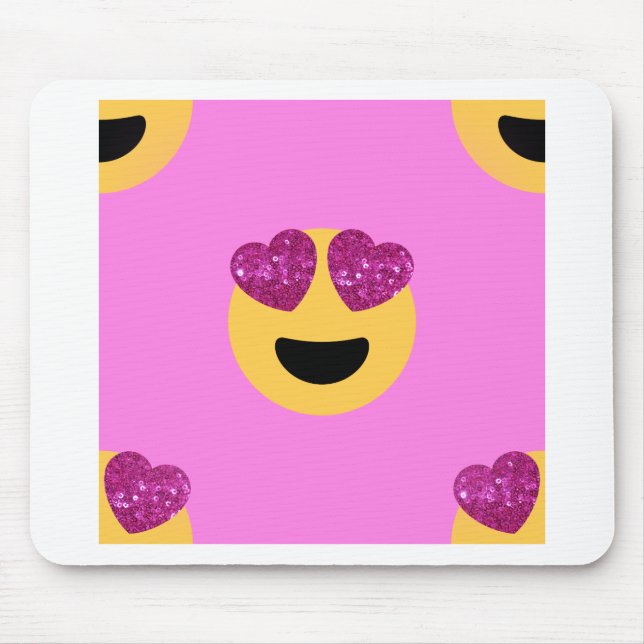 hjärta öga emoji musmatta (Framsidan)