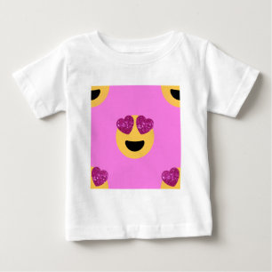 hjärta öga emoji t-shirt
