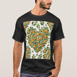 Hjärta Orangar: Grönt Grenar Kärlek. T Shirt
