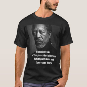 Hjärta över hype Wisdom Tee-Basic Mörk T-Shirt