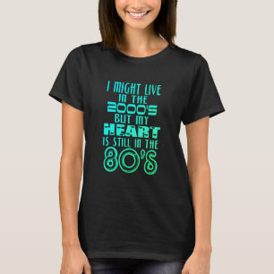 Hjärta på 80-talet t shirt
