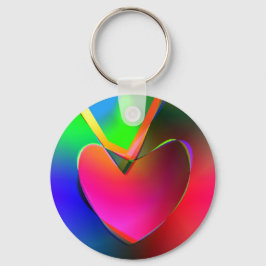 Hjärta på en sträng nyckelring