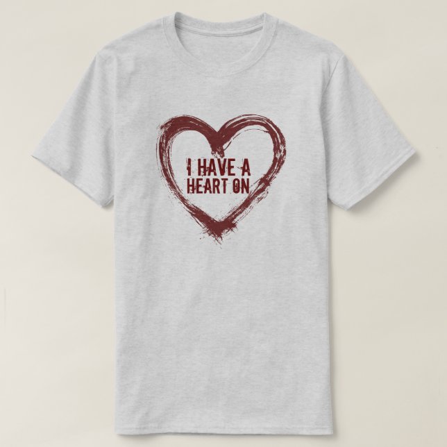 Hjärta på tee (Design framsida)
