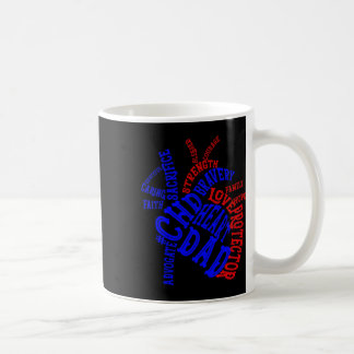 Hjärta Pappa Chd Medfödd hjärtfel Medvetenhet Måna Kaffemugg