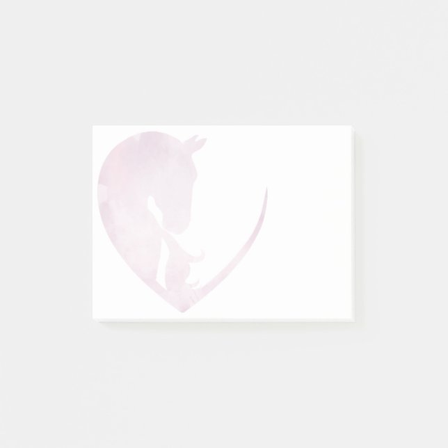 Hjärta - Rosa Post-it Block (Framsida)