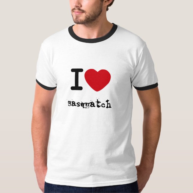 hjärta Sasquatch T-shirt (Framsida)