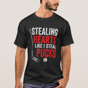 Hjärta som jag stek Puckar Valentines day H T Shirt