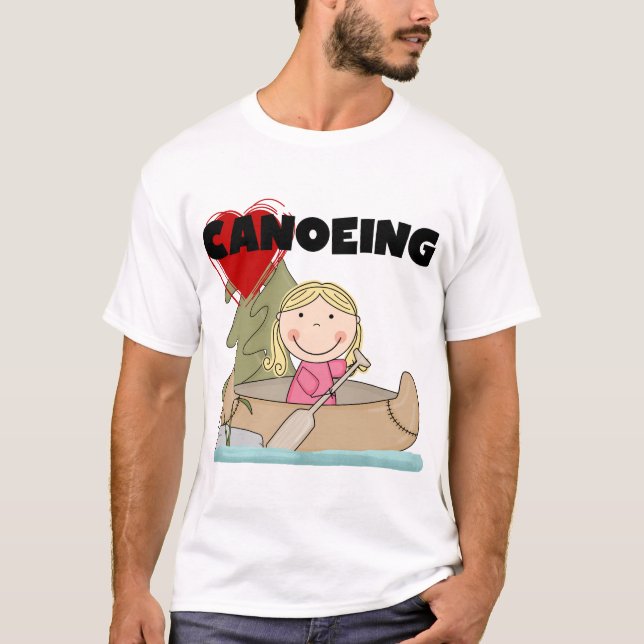 Hjärta som kanotar Tshirts och gåvor (Framsida)