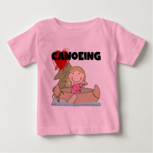 Hjärta som kanotar Tshirts och gåvor