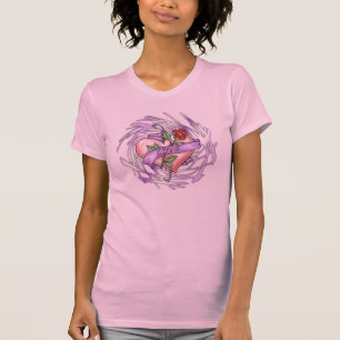 Hjärta & steg "den KÄRLEK" T-tröja Tee Shirt