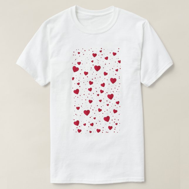 Hjärta stil. t shirt (Design framsida)