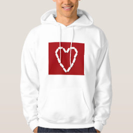 Hjärta. Stoppa depressionen. Hoodie