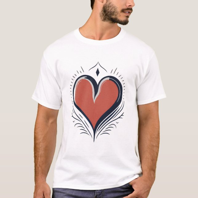 Hjärta T Shirt (Framsida)