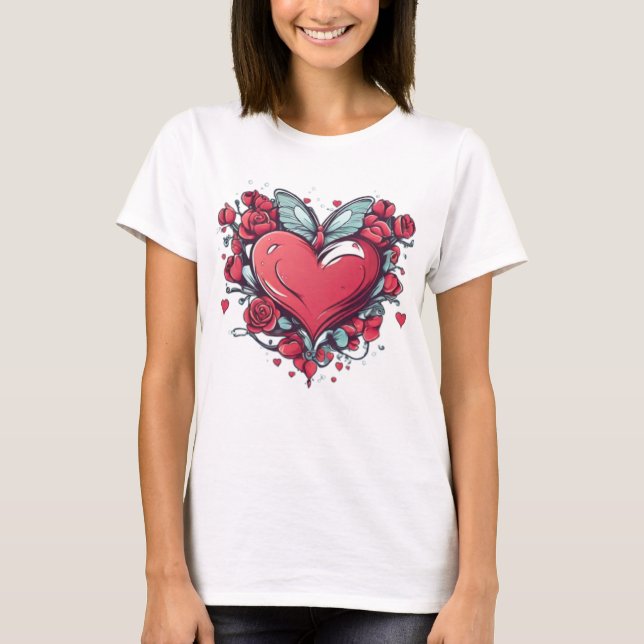 Hjärta T Shirt (Framsida)
