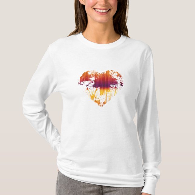Hjärta T-shirt (Framsida)