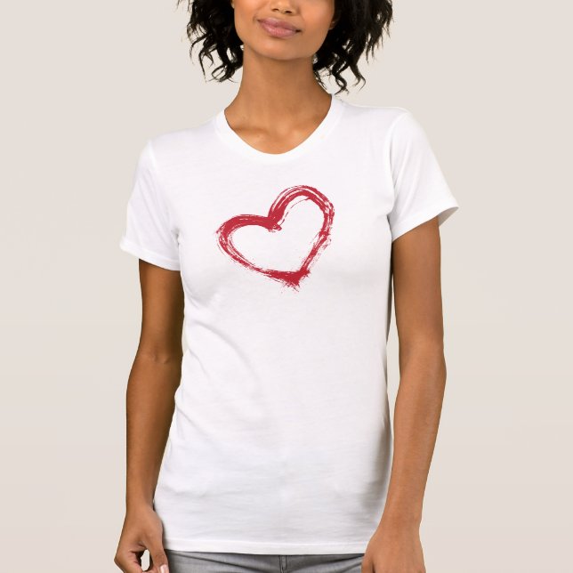 Hjärta T Tee Shirt (Framsida)