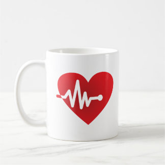 Hjärta-Takt Kaffemugg