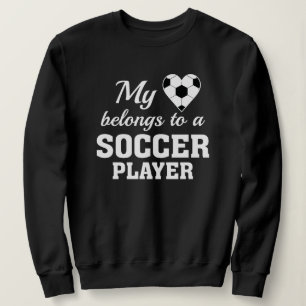 Hjärta Tillhör Fotboll T Shirt