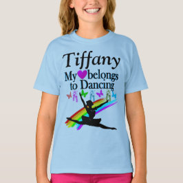 HJÄRTA TILLHÖR TILL DANCING PERSONLIG T SHIRT