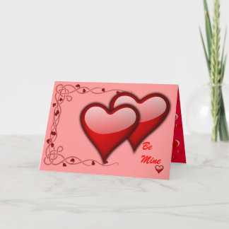 Hjärta tjusning helgkort