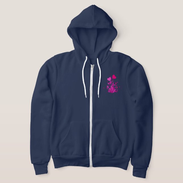 Hjärta växt  t shirt (Laydown)
