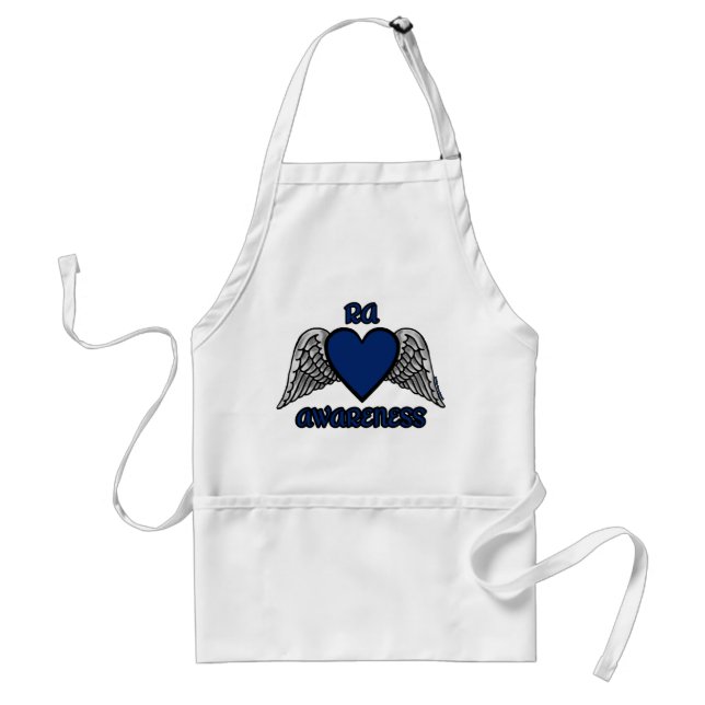 Hjärta/Vingar... RA-Vuxen Apron Förkläde (Framsidan)
