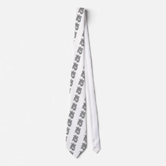 hjärta-vintage anatomi slips