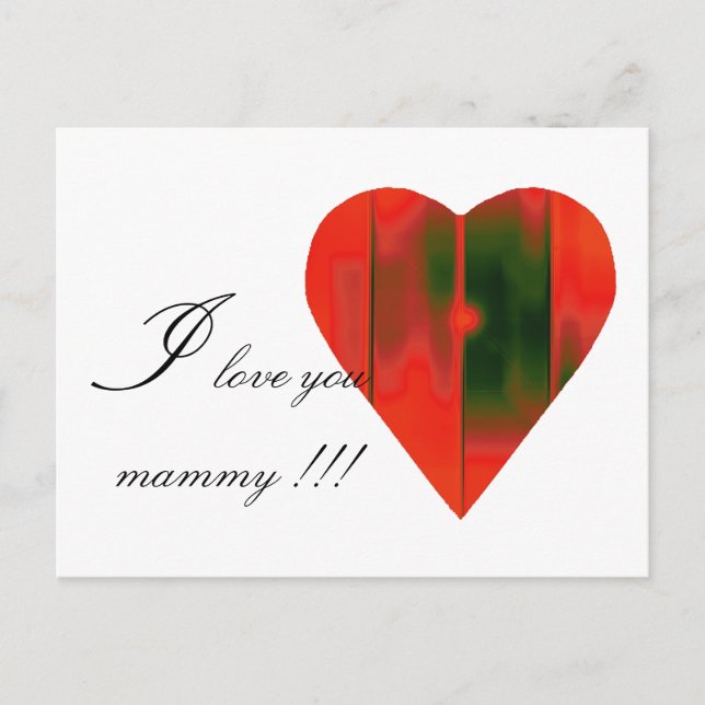 hjärta vykort (Framsida)