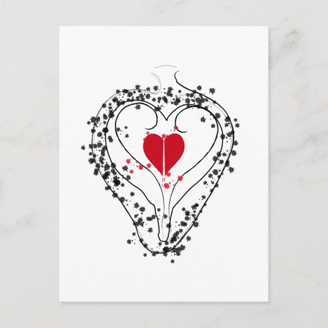 Hjärta Vykort (Framsida)