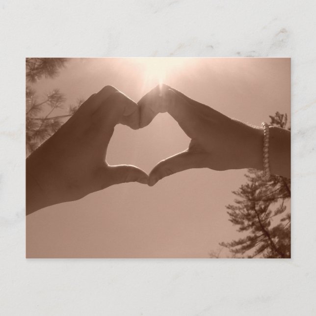 hjärta vykort (Framsida)