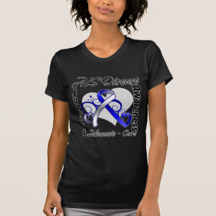 Hjärtaband - ALS-sjukdommedvetenhet T-shirt