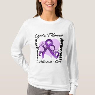 Hjärtaband - medvetenhet för Cystic Fibrosis Tee