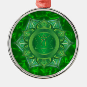 HjärtaChakra prydnadar Julgransprydnad Metall