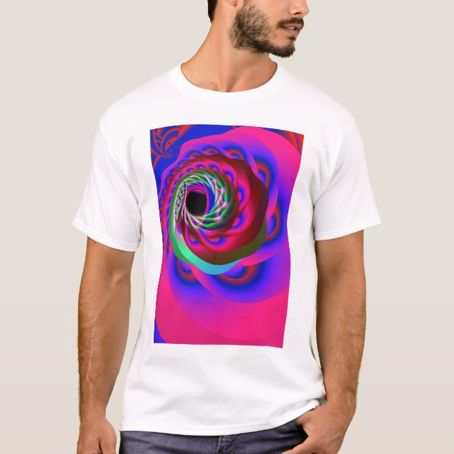 hjärtachakraspiral t-shirt (Framsida)