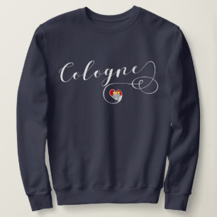 HjärtaCologne tröja, Köln flagga T Shirt