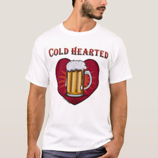 -hjärtad kall tee shirt