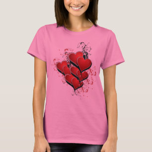 Hjärtadesign T-shirt