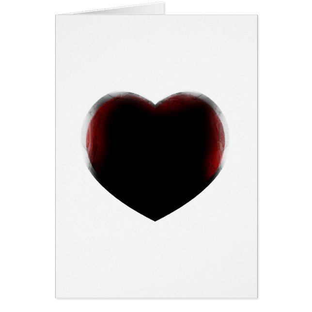 Hjärtadöd Hälsningskort (Framsidan)