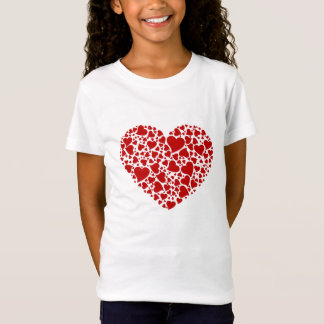 Hjärtafullt av kärlek t-shirt