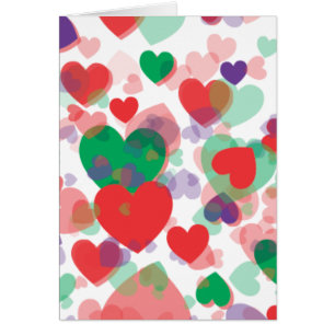Hjärtahjärtor Hälsningskort